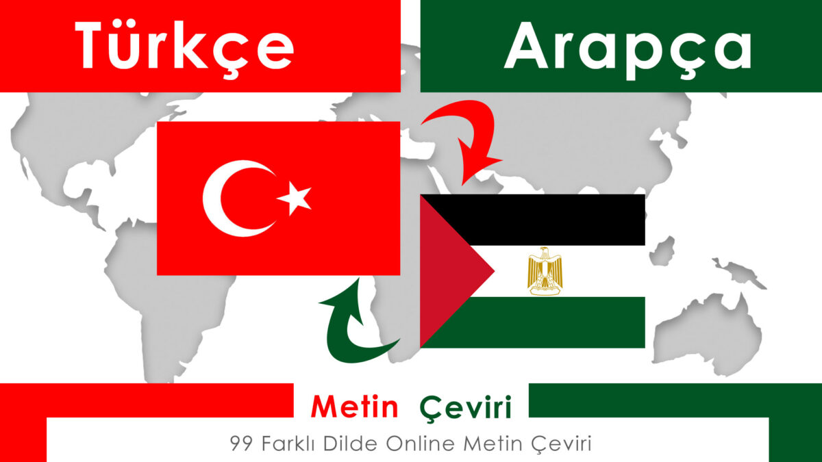 Türkçe Arapça Metin Çeviri