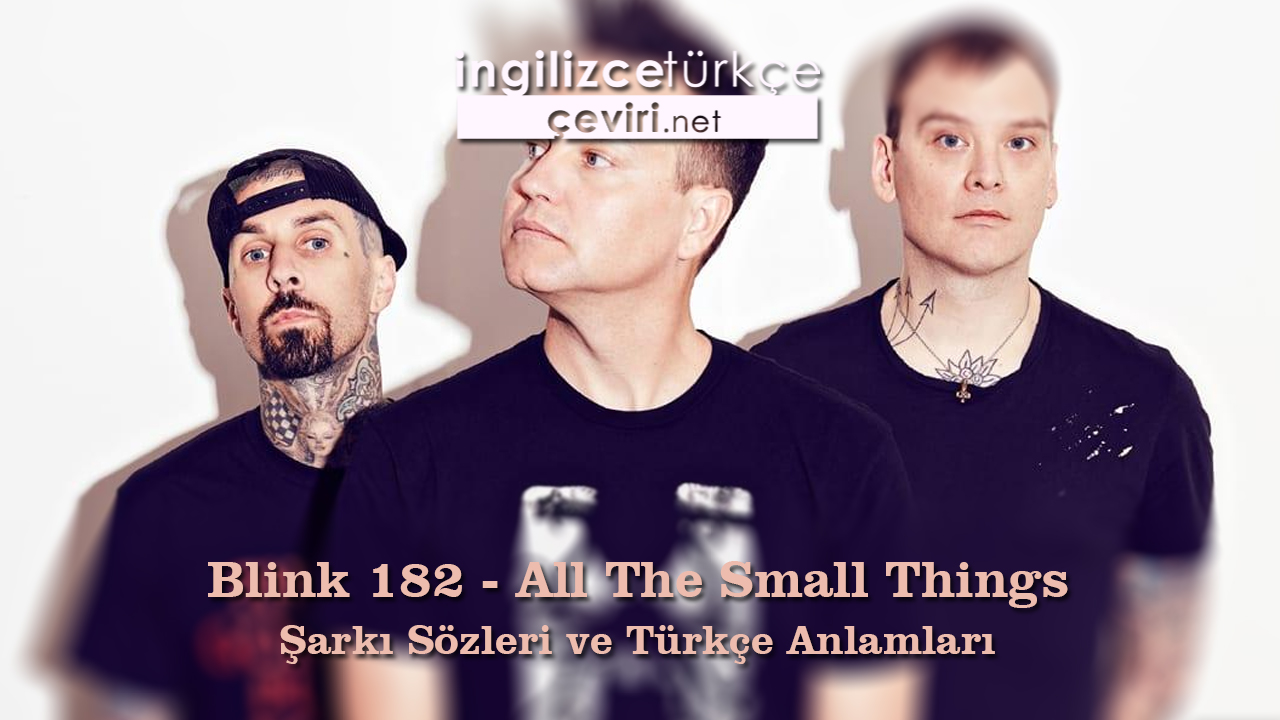 Blink 182 - All The Small Things Şarkı Sözleri ve Türkçe Anlamları
