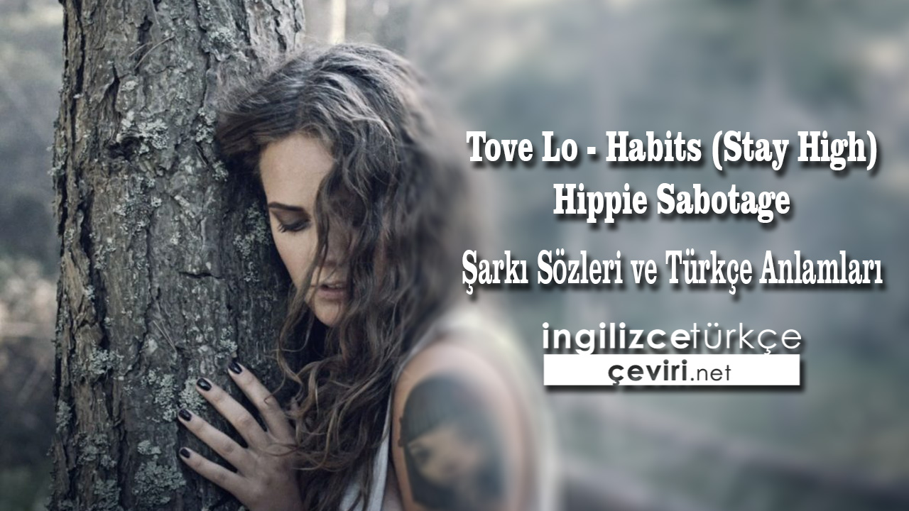 Tove Lo - Habits (Stay High) - Hippie Sabotage Şarkı Sözleri ve Türkçe Anlamları